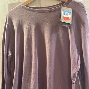 Purple Long Sleeve Top